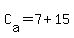 C%5Ba%5D+=+7+%2B+15