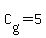 C%5Bg%5D+=+5