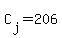C%5Bj%5D+=+206