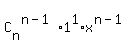 C%5Bn%5D%5E%28n-1%29%2A1%5E1%2Ax%5E%28n-1%29