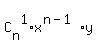 C%5Bn%5D%5E1%2Ax%5E%28n-1%29%2Ay