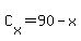 C%5Bx%5D=90-x