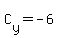 C%5By%5D+=+-6