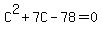 C%5E2%2B7C-78=0