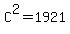 C%5E2=1921