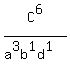 C%5E6%2F%28a%5E3b%5E1d%5E1%29