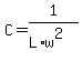 C+=+1%2F%28L%2Aw%5E2%29