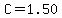 C+=+1.50