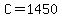 C+=+1450