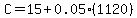 C+=+15+%2B+0.05%281120%29