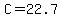 C+=+22.7