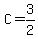 C+=+3%2F2
