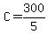 C+=+300%2F5