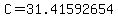 C+=+31.41592654