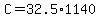 C+=+32.5%2A1140