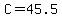 C+=+45.5