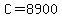 C+=+8900
