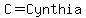 C+=+Cynthia%27s+Age