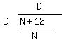 C+=+D%2F%28%28N%2B12%29%2FN%29