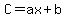 C+=+ax+%2B+b