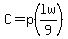C+=+p%28lw%2F9%29