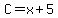 C+=+x%2B5