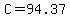C+=94.37