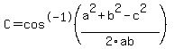 C+=cos%5E-1%28%28a%5E2%2Bb%5E2-c%5E2%29%2F2ab%29