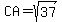 CA=sqrt%2837%29+