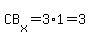 CB%5Bx%5D=3%2A1=3