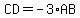 CD=-3%2AAB
