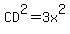 CD%5E2=3x%5E2