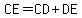 CE=CD%2BDE