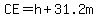 CE=h%2B31.2m