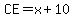 CE=x%2B10