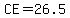 CE+=+26.5