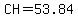 CH=53.84