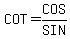 COT=COS%2FSIN