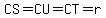CS=CU=CT=r