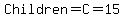 Children=C=15.00