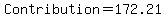Contribution+=+172.21