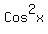 Cos%5E2x