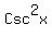 Csc%5E2x