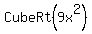CubeRt%289x%5E2%29