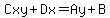 Cxy%2BDx=Ay%2BB