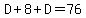 D%2B8%2BD=76