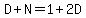 D%2BN=1%2B2D