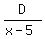 D%2F%28x-5%29