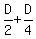D%2F2+%2B+D%2F4