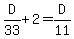 D%2F33+%2B+2+=+D%2F11